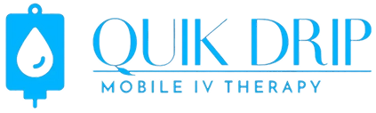 Logo for Quik Med Mobile IV Therapy service.